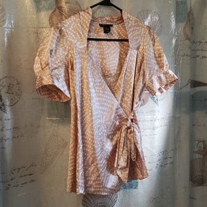 Wrap blouse